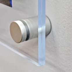 Azar Displays Floating Acrylic Wall Frame With Silver Stand Off Caps: 8.5" X 11" Graphic Size, Overall Frame Size: 12.5" X 15" -Lamps and Lighting Store GUEST 56e05056 0eab 40bc b9c2 12dd9c954649