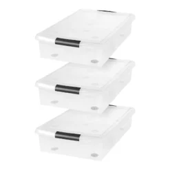 IRIS USA Plastic Under Bed Storage Containers 21 IRIS USA Plastic Under Bed Storage Containers -Lamps and Lighting Store GUEST 5791f271 64f6 4bd8 8435 220f74f147eb