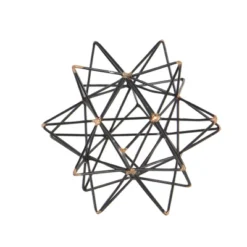 Modern Reflections Iron Geodesic Decorative Star (7") - Olivia & May 37 Modern Reflections Iron Geodesic Decorative Star (7") - Olivia & May -Lamps and Lighting Store GUEST 5a4f08d7 af75 44f4 a0ec af0663bd4762