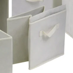 Set Of 4 Capri Foldable Fabric Baskets Beige - Winsome -Lamps and Lighting Store GUEST 5bb6db6c c937 491c b5e7 5573691971c4