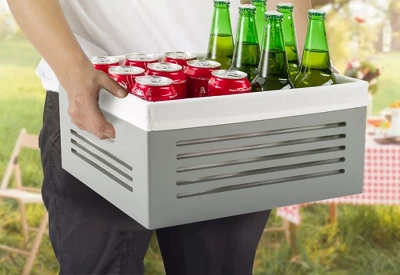 Creative Scents Wooden Gray Storage Bins - Small 3 Creative Scents Wooden Gray Storage Bins - Small