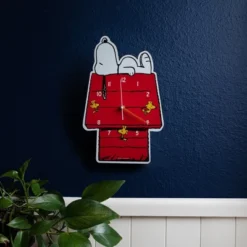 Vandor 85189 Peanuts Snoopy Shaped Decor Wall Clock