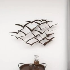Metal Bird Flying Flock Wall Decor - Olivia & May 29 Metal Bird Flying Flock Wall Decor - Olivia & May -Lamps and Lighting Store GUEST 5e941bcd 1f71 46d1 a1e9 d6d2de04b2dd