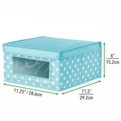 MDesign Soft Fabric Child/Kid Storage Organizer Box - 2 Pack -Lamps and Lighting Store GUEST 5fda5f20 c98e 4e81 86a1 aa1340303630