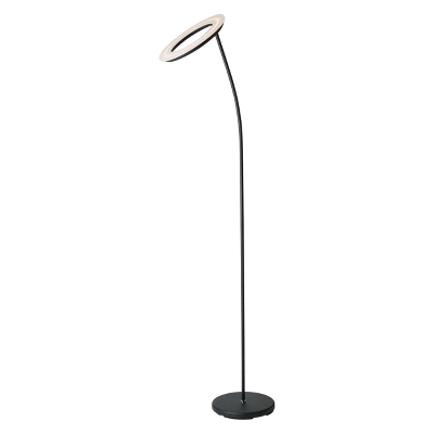 Halo Torchiere LED Floor Lamp - Ore International 2 Halo Torchiere LED Floor Lamp - Ore International