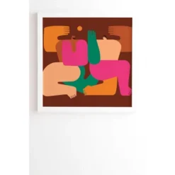 Enrique Larios Under The Sun Framed Wall Canvas White/Brown - Deny Designs -Lamps and Lighting Store GUEST 611cb701 dba6 4ed9 82b5 1788a67c4320