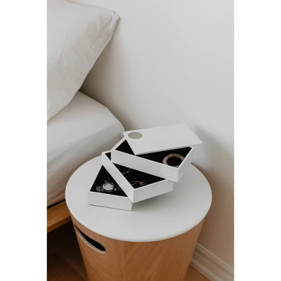 Spindle Jewelry Storage Box White - Umbra 11 Spindle Jewelry Storage Box White - Umbra - Image 9