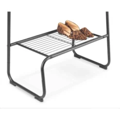 Whitmor Garment Rack With Shelf Black -Lamps and Lighting Store GUEST 64b5472d 72d7 4d1c aeee 770c2ed60b4f