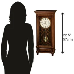 Howard Miller 635170 Howard Miller Lorna Mantel Clock 635170 Tuscany Cherry