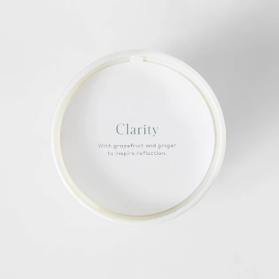 Clarity Core Frosted Glass Candle White - Casaluna™ 4 Clarity Core Frosted Glass Candle White - Casaluna™ - Image 2