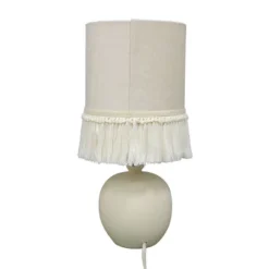 Small Table Lamp With Fringe Shade Off-White (Includes LED Light Bulb) - Opalhouse™ Designed With Jungalow™ -Lamps and Lighting Store GUEST 6a5a28fb 40e2 4ccf aad5 699d151bc234