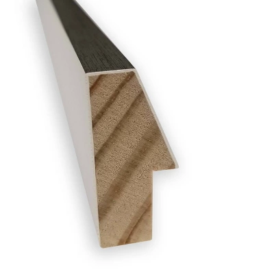 37" X 25" Non-Beveled Lucie Silver White Wood Wall Mirror - Amanti Art 3 37" X 25" Non-Beveled Lucie Silver White Wood Wall Mirror - Amanti Art