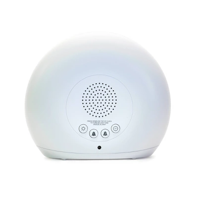 Moon Glow Alarm With Sunrise Wakeup Light Table Clock White - Capello 4 Moon Glow Alarm With Sunrise Wakeup Light Table Clock White - Capello - Image 2