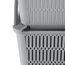 Simplify 2pk Large Slide And Stack Storage Shallow Totes Gray -Lamps and Lighting Store GUEST 6e476fb4 8fc4 4a04 b793 b2a7ffbc94ef