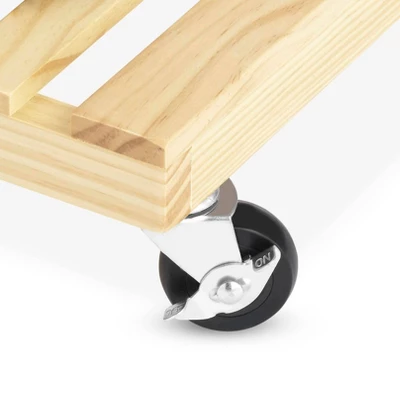 Whitmor Slat Wood Garment Rack Black 6 Whitmor Slat Wood Garment Rack Black - Image 4