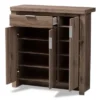Laverne Modern And Contemporary Oak Finished Shoe Cabinet Brown - Baxton Studio 2 Laverne Modern And Contemporary Oak Finished Shoe Cabinet Brown - Baxton Studio -Lamps and Lighting Store GUEST 7026d066 7dcc 4034 88cd fd3cd116a934