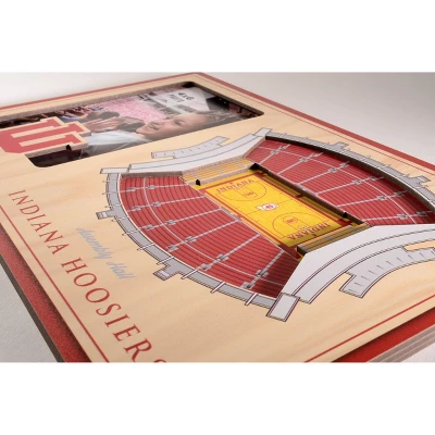4" X 6" NCAA Indiana Hoosiers 3D StadiumViews Picture Frame 4 4" X 6" NCAA Indiana Hoosiers 3D StadiumViews Picture Frame - Image 2