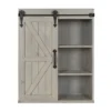 Decorative Wood Wall Storage Cabinet With Sliding Barn Door Rustic Gray - Kate & Laurel All Things Decor -Lamps and Lighting Store GUEST 75fe559d 9a80 41a6 afef 50b34f1844c8