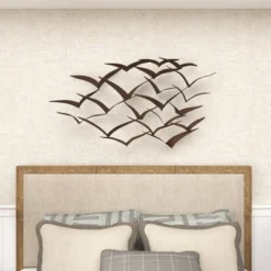 Metal Bird Flying Flock Wall Decor - Olivia & May 32 Metal Bird Flying Flock Wall Decor - Olivia & May -Lamps and Lighting Store GUEST 77b234ca 9722 4705 961f 4a9edd572855