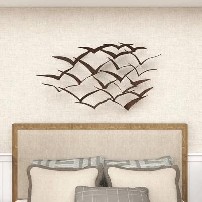 Metal Bird Flying Flock Wall Decor - Olivia & May 15 Metal Bird Flying Flock Wall Decor - Olivia & May - Image 13