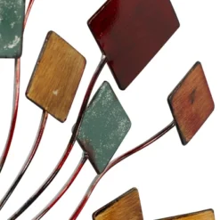 Metal Sunburst Wall Decor With Square Panel Accent Brown - Olivia & May 22 Metal Sunburst Wall Decor With Square Panel Accent Brown - Olivia & May -Lamps and Lighting Store GUEST 77b48add 79b5 4f3f b152 011fc74a40a3