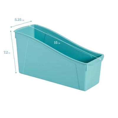 ECR4Kids Linking Book Bins, Colorful Connecting Classroom Storage Bins, 10-Pack 11 ECR4Kids Linking Book Bins, Colorful Connecting Classroom Storage Bins, 10-Pack - Image 9