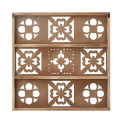 Wood Floral Carved Wall Decor White - Olivia & May -Lamps and Lighting Store GUEST 78b6a080 6607 4941 82a9 91950ca39ec2