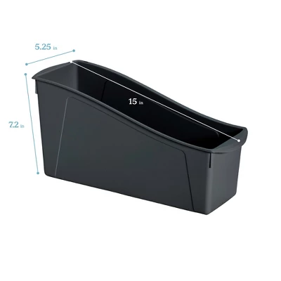 ECR4Kids Linking Book Bins, Colorful Connecting Classroom Storage Bins, 10-Pack 3 ECR4Kids Linking Book Bins, Colorful Connecting Classroom Storage Bins, 10-Pack