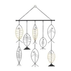 Metal Fish Indoor Outdoor Wire Wall Decor With Rattan Accent Black - Olivia & May 13 Metal Fish Indoor Outdoor Wire Wall Decor With Rattan Accent Black - Olivia & May -Lamps and Lighting Store GUEST 79a31c19 1db6 4d97 ac4d c8e79e2bf7f5