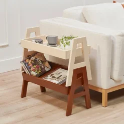 ECR4Kids Adjustable Stacking Shelf With Full Edge, Bookcase -Lamps and Lighting Store GUEST 7c3aa8dc 9086 4ae1 8c83 a1a4fb304833