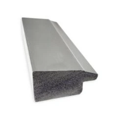 41" X 30" Non-Beveled Vista Brushed Nickel Narrow Wall Mirror - Amanti Art