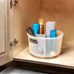 Divided Tote Frost/Gray - Madesmart -Lamps and Lighting Store GUEST 7db84519 6c87 4d76 aefe 908f3d6ad94e