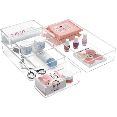 Sorbus Set Of 5 Multi Purpose Organizer Bin For Home, Bathroom, Etc. 4 Sorbus Set Of 5 Multi Purpose Organizer Bin For Home, Bathroom, Etc. - Image 2