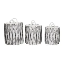 3pk Plastic Natural Storage Baskets White - Olivia & May -Lamps and Lighting Store GUEST 7e2f3d30 7972 4e67 9fb6 5dff0223cda5