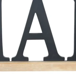 Wood Sign Thankful Wall Decor Black - Olivia & May -Lamps and Lighting Store GUEST 7f2e173e 9674 4fb3 a14a 1f85c9116f6d