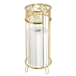 MDesign Metal Toilet Paper Holder Stand - Storage For 3 Rolls -Lamps and Lighting Store GUEST 81ef710e b81e 42e2 ab35 e31ddc6edd46