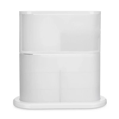 Two Tier Swivel Base Bath Storage - Polder 7 Two Tier Swivel Base Bath Storage - Polder - Image 5