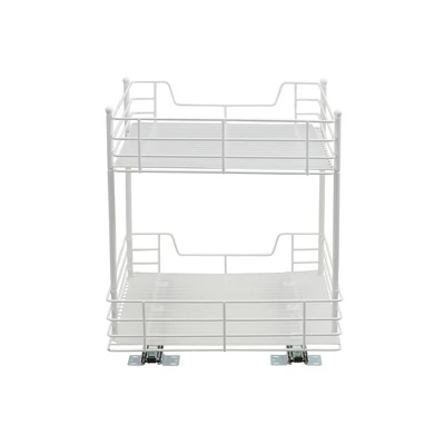 Household Essentials 15" 2-Tier Pantry Organizer White 8 Household Essentials 15" 2-Tier Pantry Organizer White - Image 6
