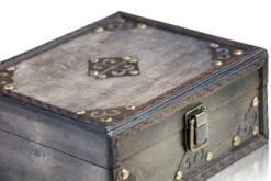 Brynnberg 7.9"x7.1"x3.5" Wooden Handmade Pirate Treasure Chest Storage Box -Lamps and Lighting Store GUEST 8694e979 a19f 46cf 9090 6e118df6cf30