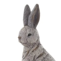 20" X 11" Magnesium Oxide Country Rabbit Garden Sculpture Gray - Olivia & May -Lamps and Lighting Store GUEST 87221d13 a5a6 489f 94fd 100a1e4aad0b