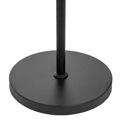 67.25" Echo Black Painted Metal Mesh Three Drum Shade Candlestick Floor Lamp - River Of Goods 10 67.25" Echo Black Painted Metal Mesh Three Drum Shade Candlestick Floor Lamp - River Of Goods - Image 8