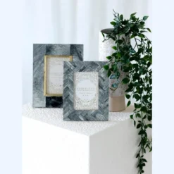 Mansour Studded 4X6 Picture Frame - Gray - Shiraleah -Lamps and Lighting Store GUEST 88234078 d853 43cb 9005 7c73b7e559c6