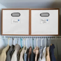 Niche Cubo 2pk Foldable Fabric Storage Bin With Label Holder White -Lamps and Lighting Store GUEST 88e21364 bd08 47b0 b18f 55385cee1ad5