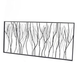 LuxenHome Black Abstract Trees Rectangular Metal Wall Decor 15 LuxenHome Black Abstract Trees Rectangular Metal Wall Decor -Lamps and Lighting Store GUEST 8a4b6dcf 7475 464f 95d0 538791f5817e