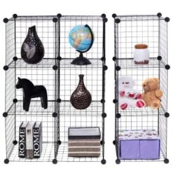 Costway 12 Cube Grid Wire Organizer Wardrobe Shelves Bookcase DIY 14 Costway 12 Cube Grid Wire Organizer Wardrobe Shelves Bookcase DIY -Lamps and Lighting Store GUEST 8a70884d 4c0c 4811 96a0 f80f4e46402d