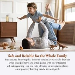 Candle By The Hour 120-Hour Beehive Candle Refill, Eco-friendly Natural Beeswax With Cotton Wick -Lamps and Lighting Store GUEST 8ade5db9 6550 4cf3 b612 bfa7d11daaf5