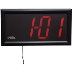 School Smart LED Wall Clock With Remote Control, 7 X 13 Inches, Red Digits 8 School Smart LED Wall Clock With Remote Control, 7 X 13 Inches, Red Digits -Lamps and Lighting Store GUEST 8c06c284 9712 428d bd62 039a3f84f006