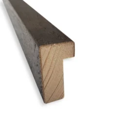 19" X 25" Non-Beveled Carlisle Espresso Narrow Wood Wall Mirror - Amanti Art