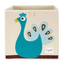3 Sprouts Children's Unisex Foldable Fabric Storage Box Soft Toy Bin, Easy Storage For Essentials And Toys, Tan With Hedgehog And Peacock Designs 8 3 Sprouts Children's Unisex Foldable Fabric Storage Box Soft Toy Bin, Easy Storage For Essentials And Toys, Tan With Hedgehog And Peacock Designs -Lamps and Lighting Store GUEST 8da91e64 9f90 4823 a0db 3f257e6697d5