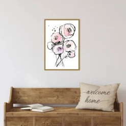 16" X 23" Pink Mod 2 By Lesia Binkin Framed Canvas Wall Art - Amanti Art 10 16" X 23" Pink Mod 2 By Lesia Binkin Framed Canvas Wall Art - Amanti Art -Lamps and Lighting Store GUEST 8def5485 343a 4c5b a394 ca936f7a66ac